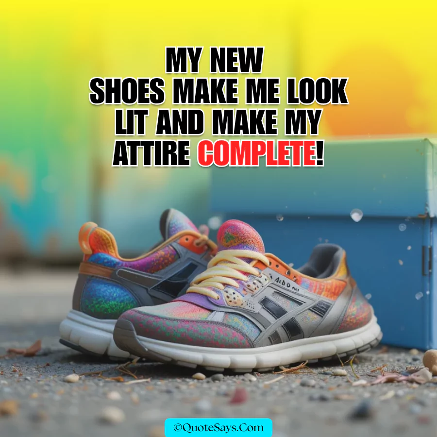 New Shoe Quotes & Captions for Instagram