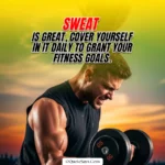 Sweat Captions for Workout & Gym